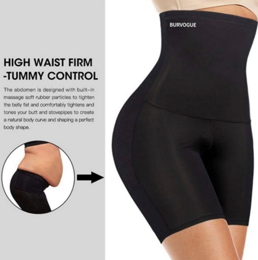 High Waist Shaper Shorts Shapewear Burvogue Medium 8-10 Support Body Smoothing